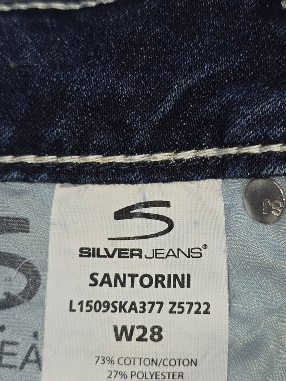 Silver Jeans Santorini W28 Crop Denim Womens Jeans - Picture 4 of 6